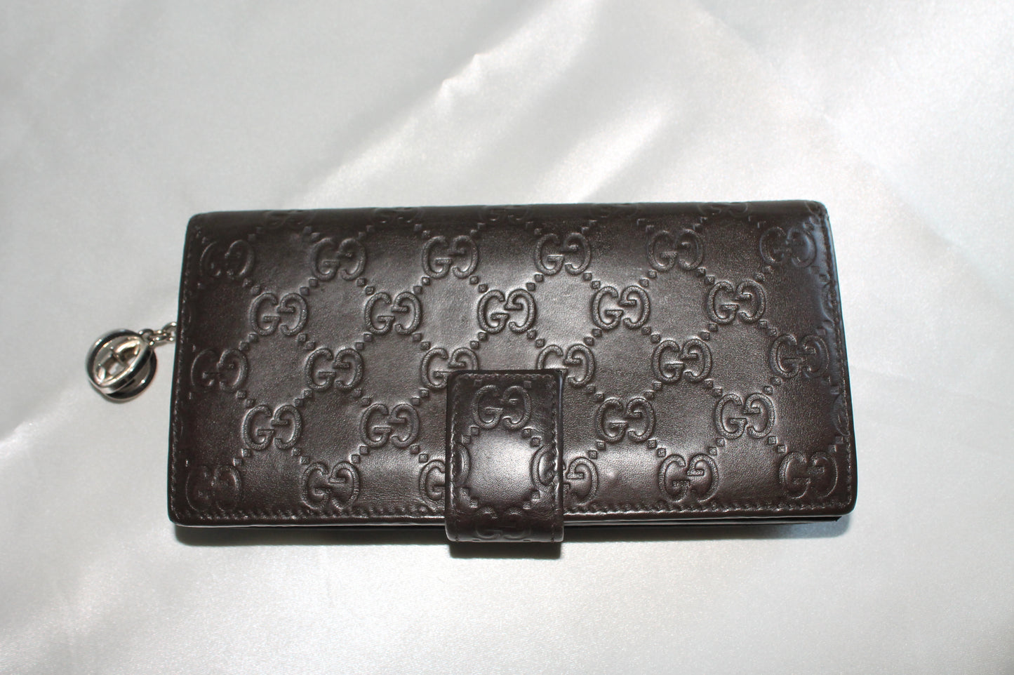 Gucci Guccissima Long Leather Wallet