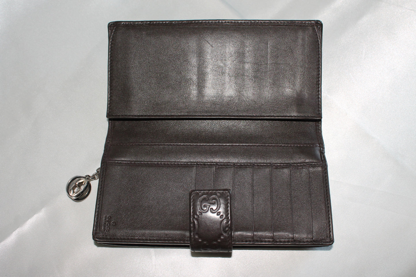 Gucci Guccissima Long Leather Wallet