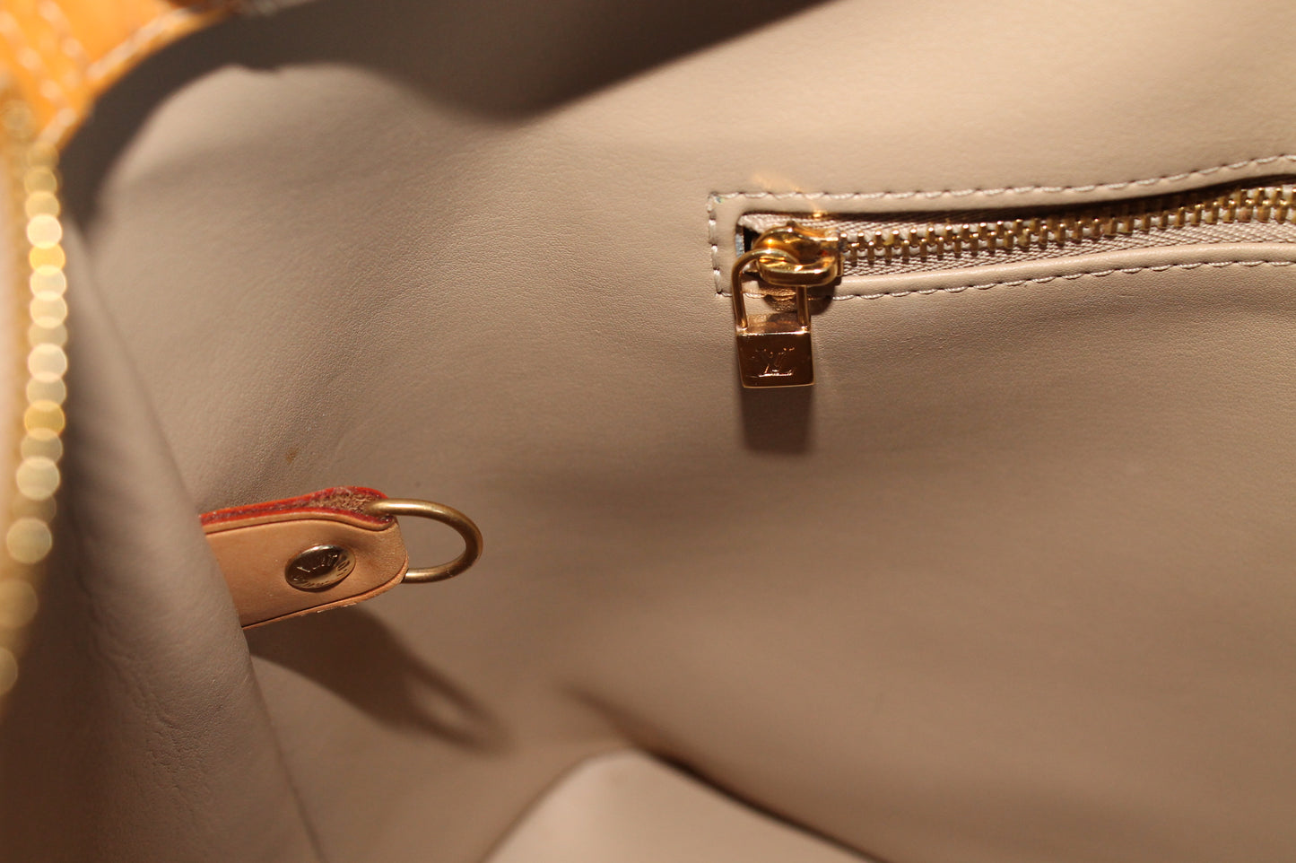 Louis Vuitton Vernis Yellow Houston Bag 1999