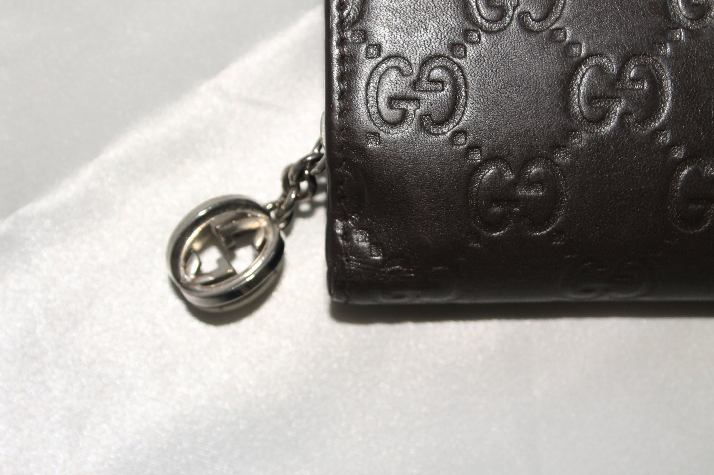 Gucci Guccissima Long Leather Wallet