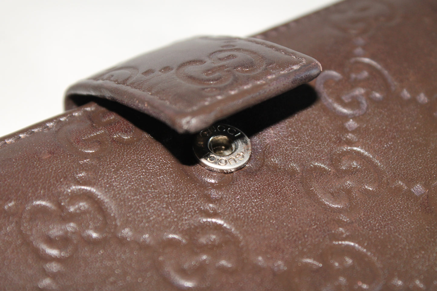 Gucci Guccissima Long Leather Wallet