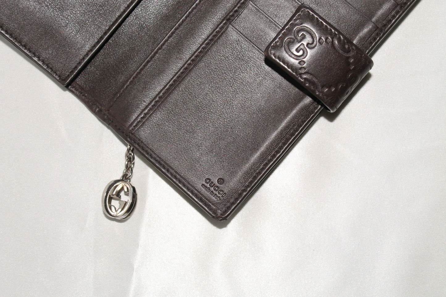Gucci Guccissima Long Leather Wallet