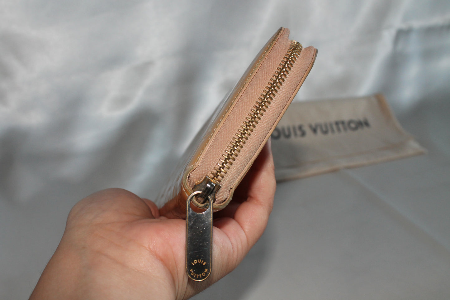 Louis Vuitton Vernis Monogram Zippy Wallet