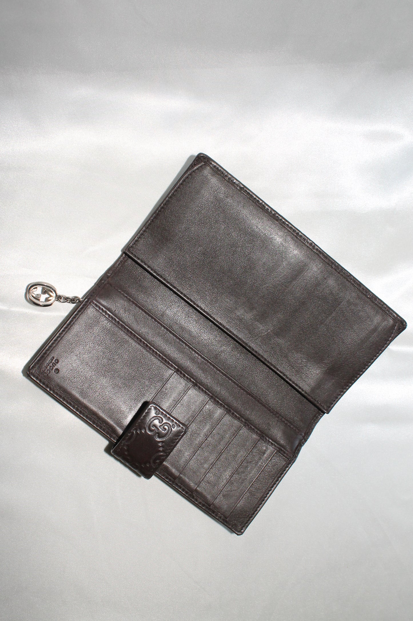 Gucci Guccissima Long Leather Wallet