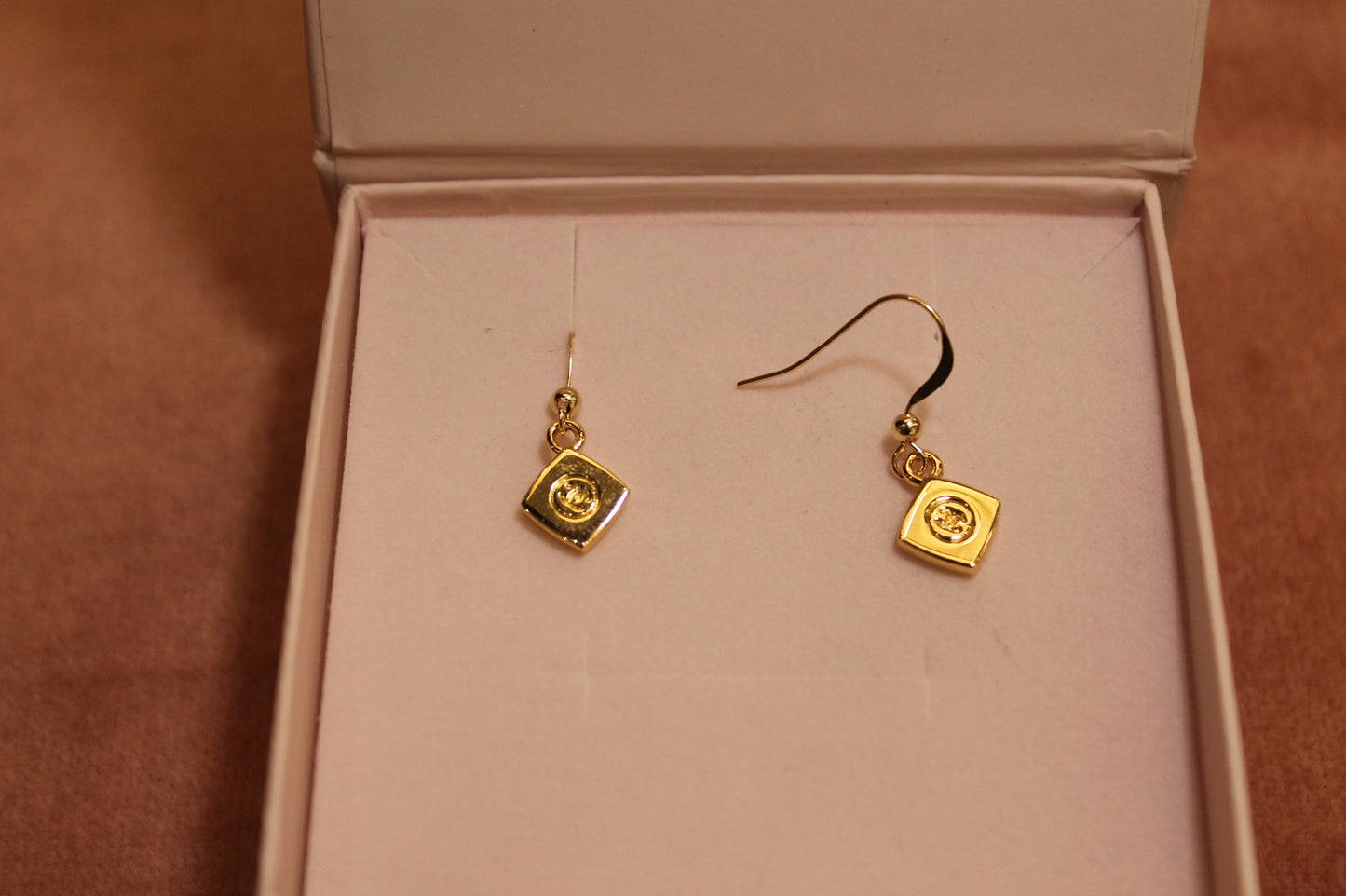 Dainty Chanel CC earrings