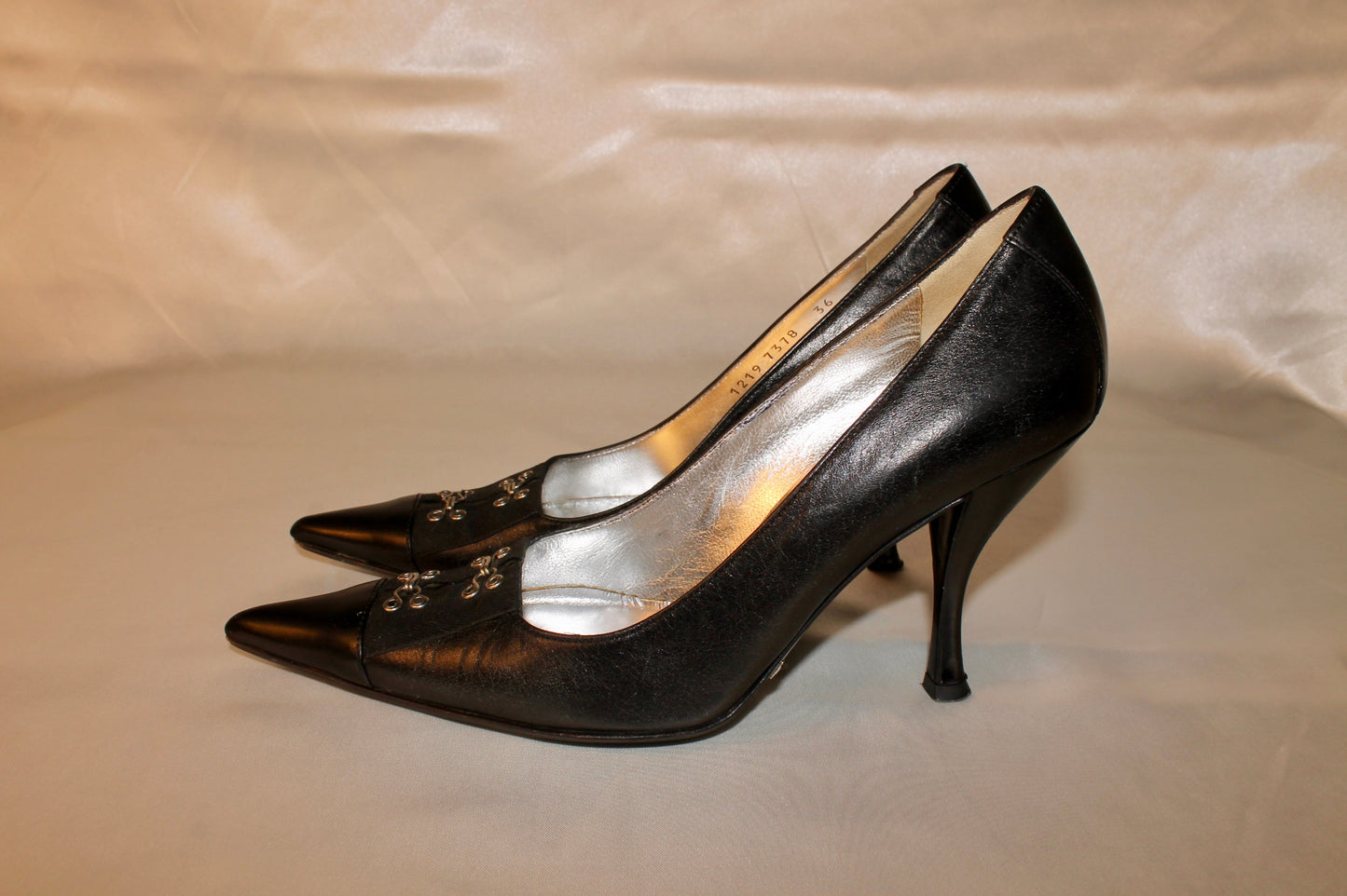 Dolce & Gabbana Leather Kitten Heels