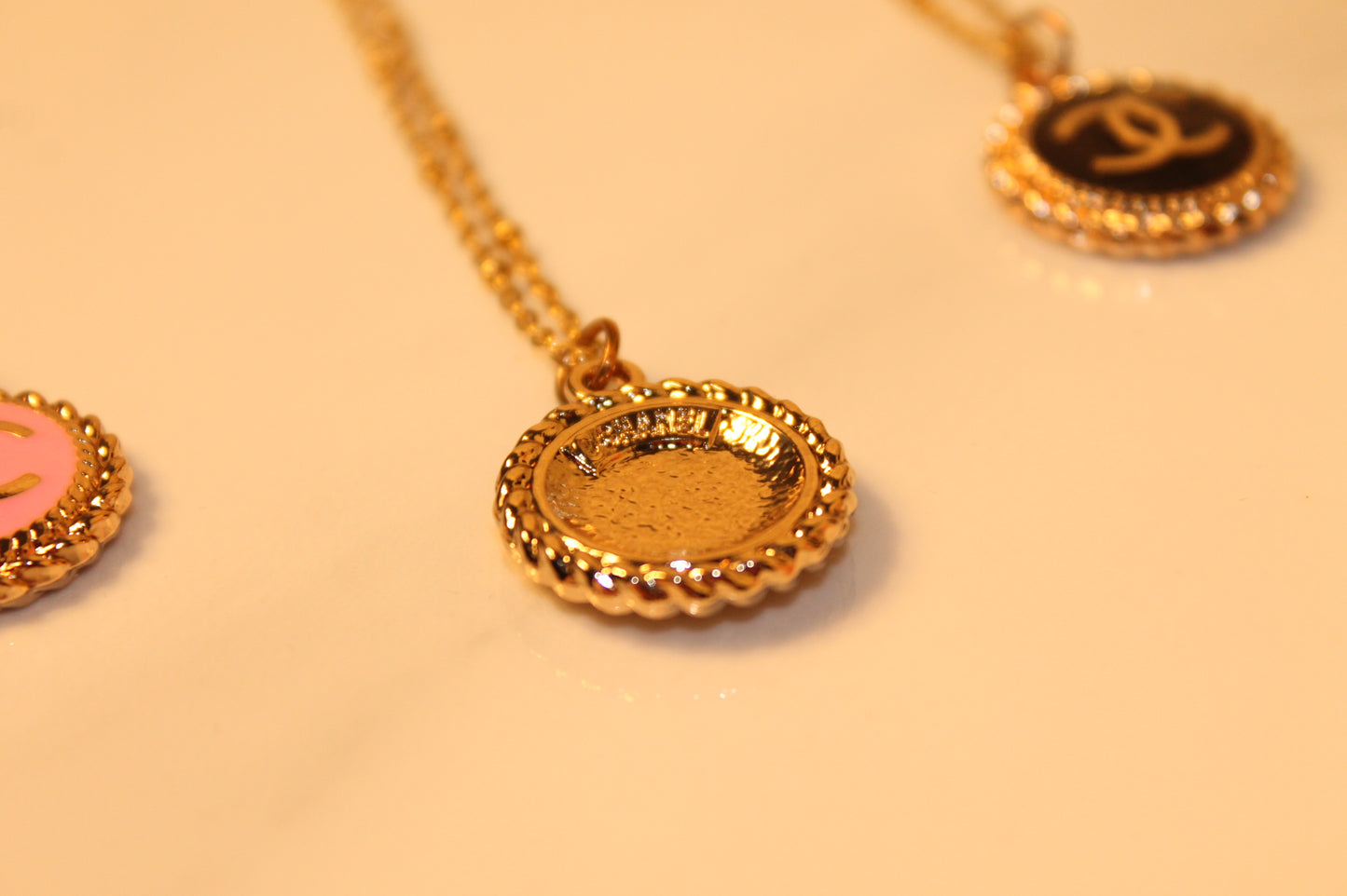 Chanel Button Pendant
