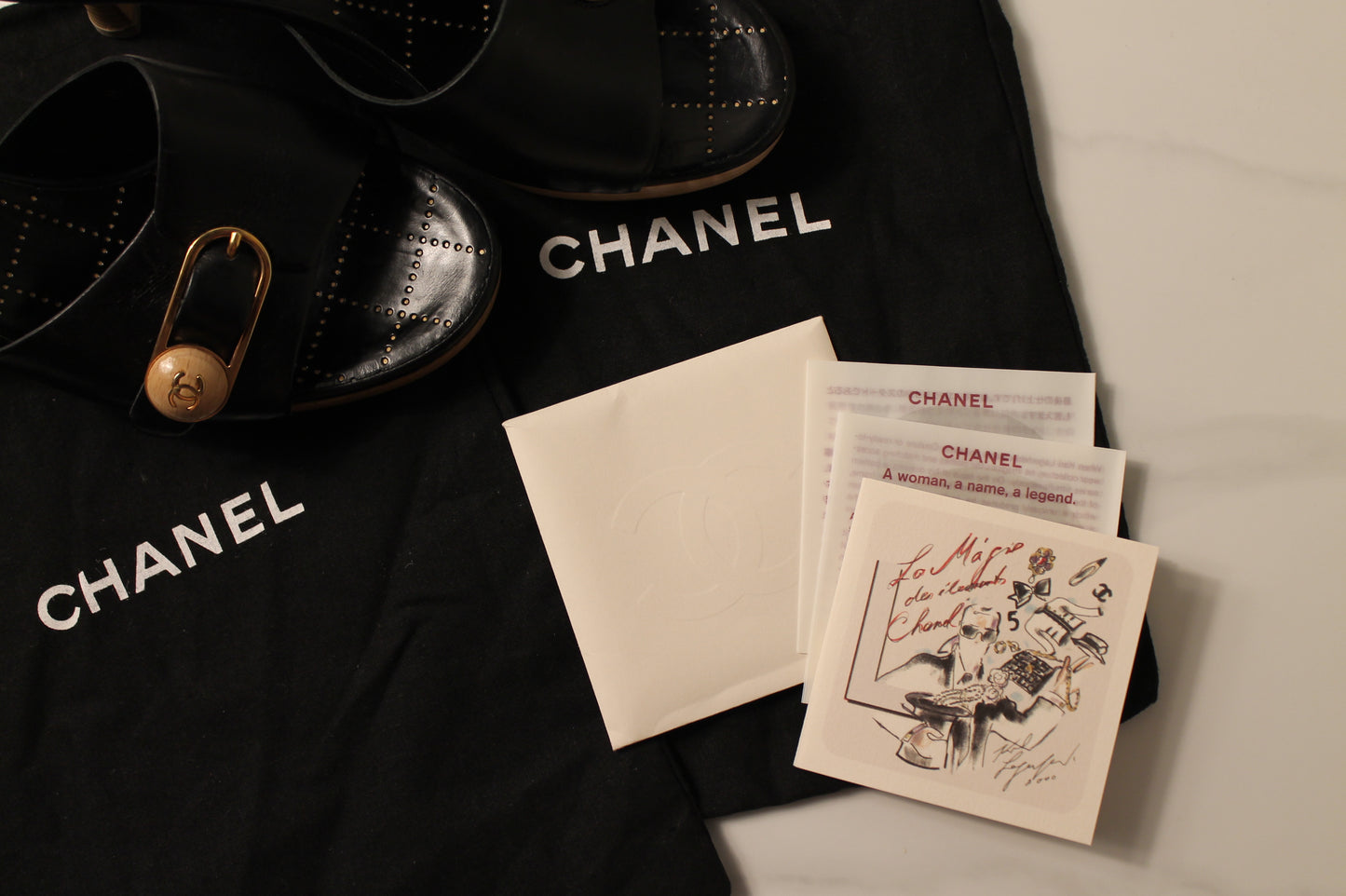 Chanel Heels - Black