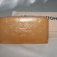 Louis Vuitton Vernis Monogram Zippy Wallet