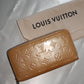 Louis Vuitton Vernis Monogram Zippy Wallet