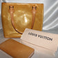 Louis Vuitton Vernis Yellow Houston Bag 1999