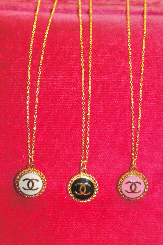 Chanel Button Pendant