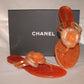 Chanel Camellia Jelly Sandals